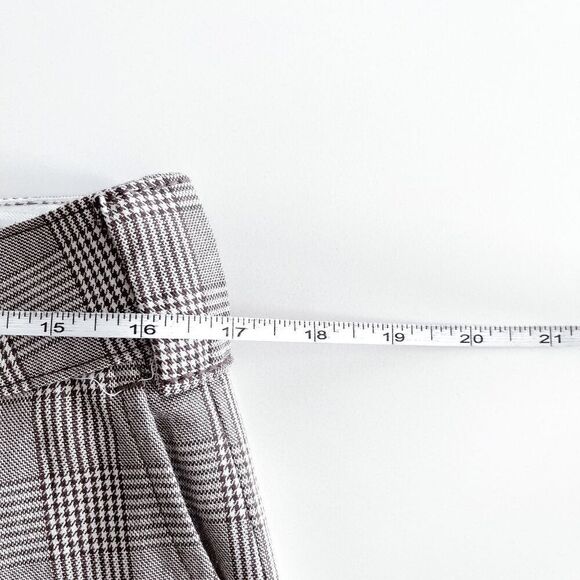 Dickies Womens Houndstooth Straight Trouser Pants Brown Size 8R - Picture 9 of 12